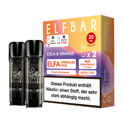 [CHD-10019] ELFBAR ELFA POD COLA & ORANGE 20MG