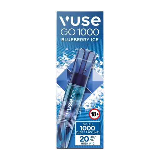 [CHD-10237] Vuse Go 1000 Blueberry Ice 20mg