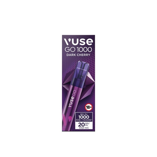 [CHD-10240] Vuse Go 1000 Dark Cherry 20mg