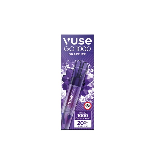 [CHD-10241] Vuse Go 1000 Grape Ice 20mg