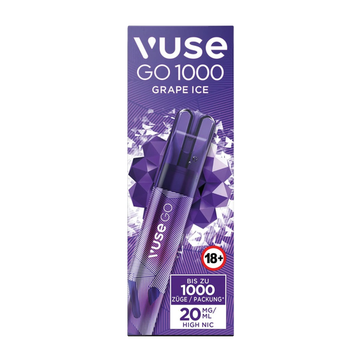[CHD-10241] Vuse Go 1000 Grape Ice 20mg