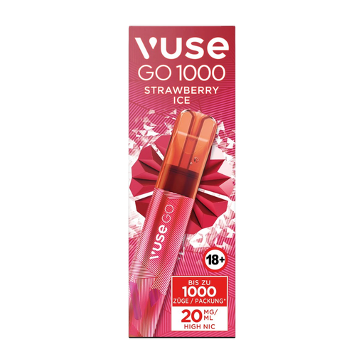 [CHD-10246] Vuse Go 1000 Strawberry Ice 20mg