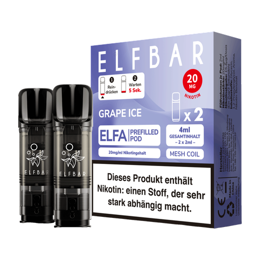 [CHD-10024] ELFBAR ELFA POD GRAPE ICE 20MG