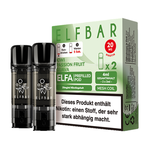 [CHD-10026] ELFBAR ELFA POD KIWI PASSION FRUIT GUAVA 20MG