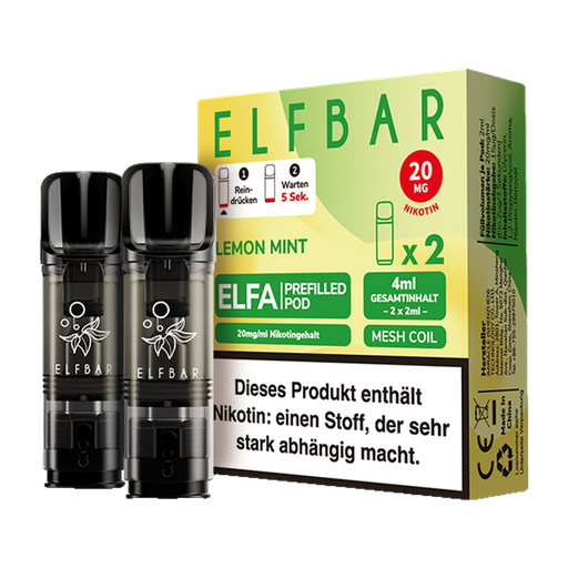 [CHD-10027] ELFBAR ELFA POD LEMON MINT 20MG