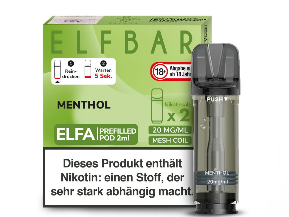 ELFBAR ELFA POD MENTHOL 20MG