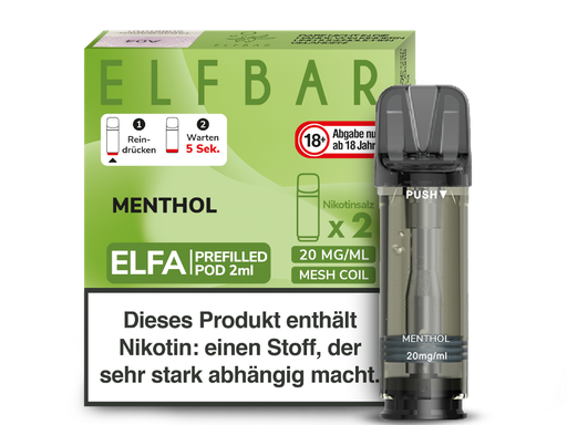 [CHD-10029] ELFBAR ELFA POD MENTHOL 20MG