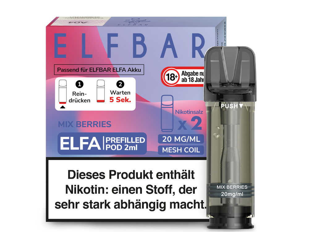 ELFBAR ELFA POD MIX BERRIES 20MG