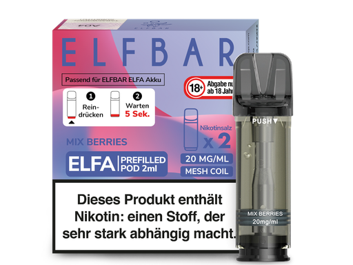 [CHD-10030] ELFBAR ELFA POD MIX BERRIES 20MG