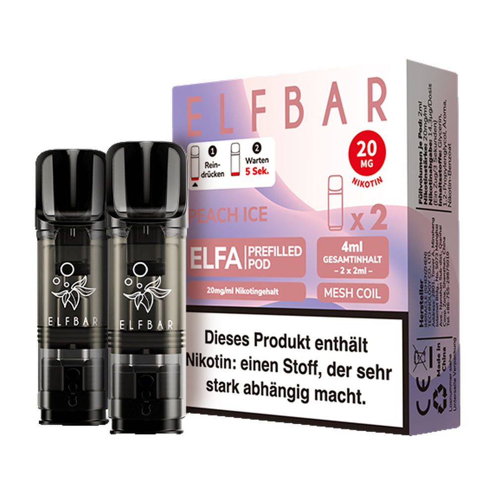 ELFBAR ELFA POD PEACH ICE 20MG