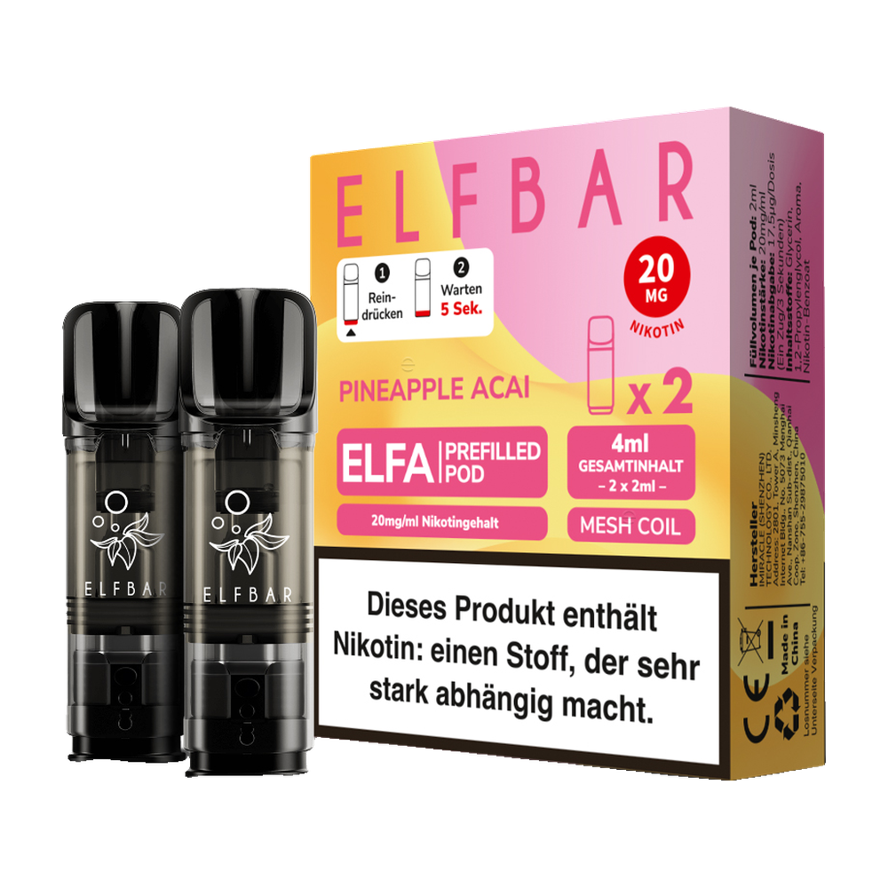 ELFBAR ELFA POD PINEAPPLE ACAI 20MG