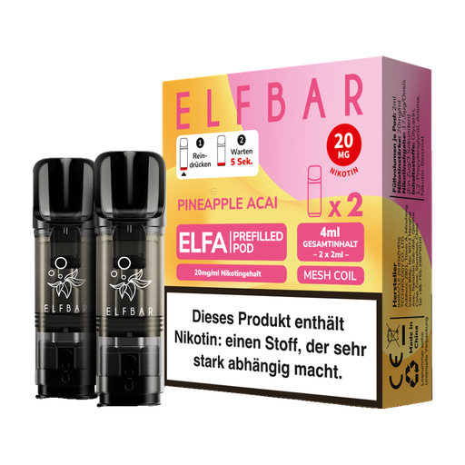 [CHD-10032] ELFBAR ELFA POD PINEAPPLE ACAI 20MG