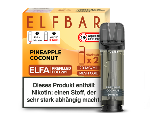 [CHD-10033] ELFBAR ELFA POD PINEAPPLE COCONUT 20MG
