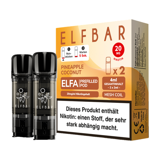 [CHD-10033] ELFBAR ELFA POD PINEAPPLE COCONUT 20MG