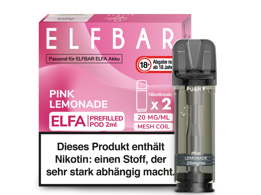 ELFBAR ELFA POD PINK LEMONADE 20MG