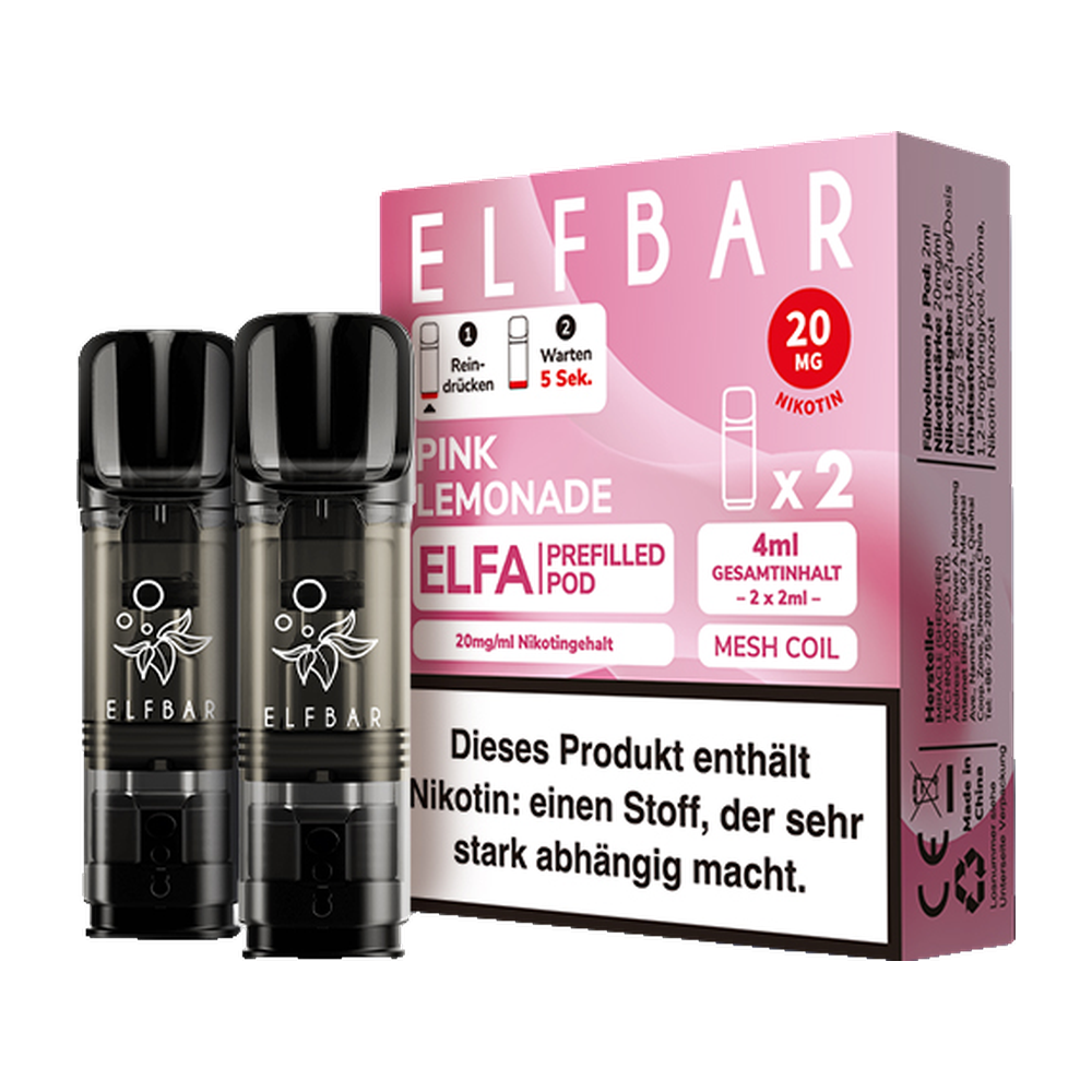 ELFBAR ELFA POD PINK LEMONADE 20MG