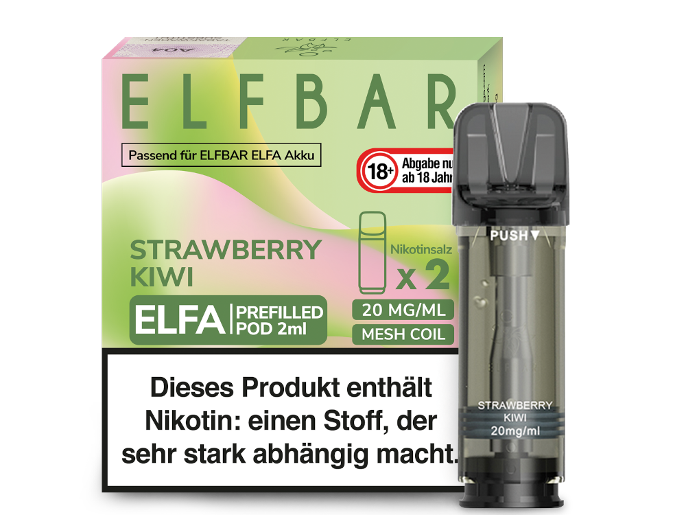 ELFBAR ELFA POD STRAWBERRY KIWI 20MG