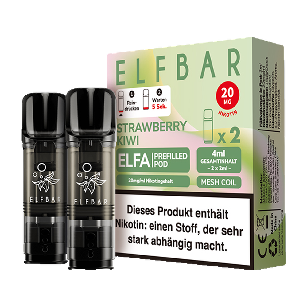 ELFBAR ELFA POD STRAWBERRY KIWI 20MG