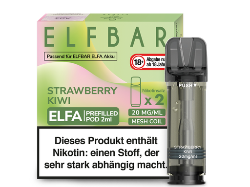 [CHD-10035] ELFBAR ELFA POD STRAWBERRY KIWI 20MG