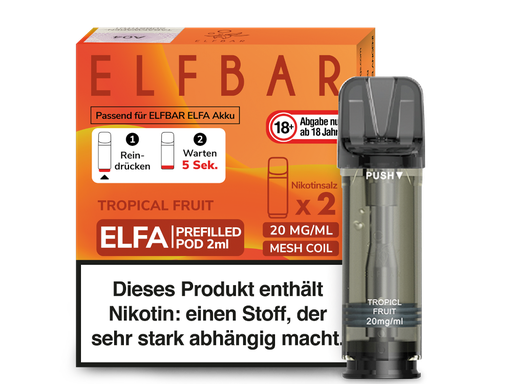 [CHD-10039] ELFBAR ELFA POD TROPICAL FRUIT 20MG