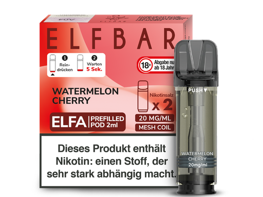 [CHD-10041] ELFBAR ELFA POD WATERMELON CHERRY 20MG