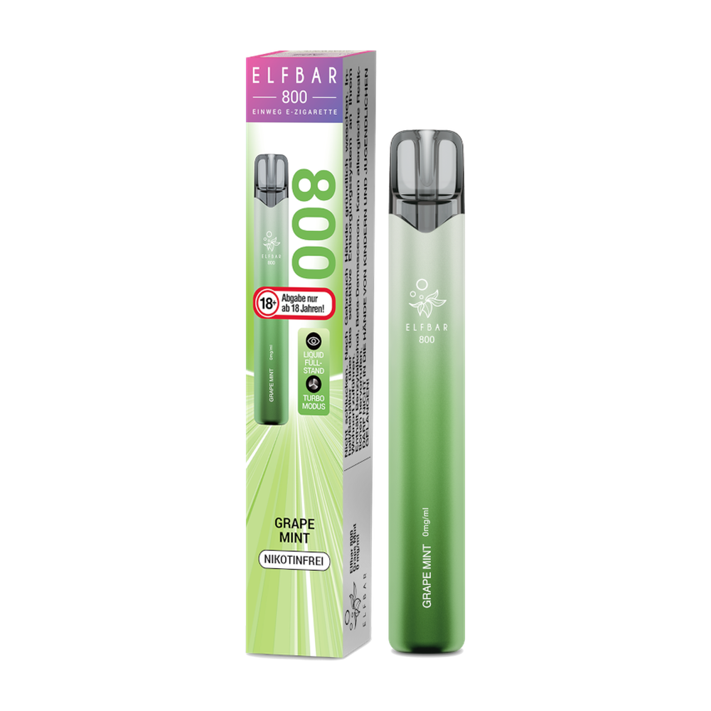 ELFBAR 800 GRAPE MINT 0MG
