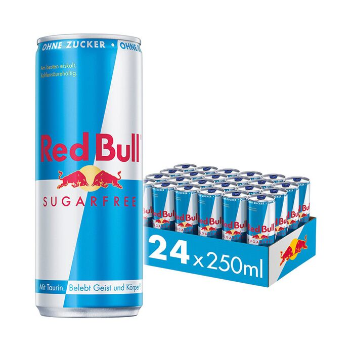 Red Bull Sugarfree 24 × 0,25L Tray