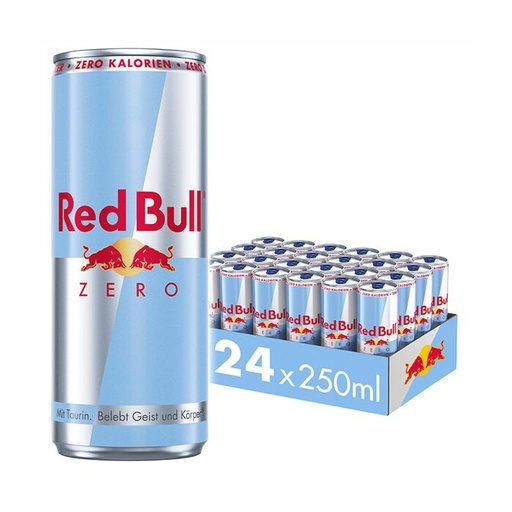 [CHD-10399] Red Bull Zero 24 × 0,25L Tray