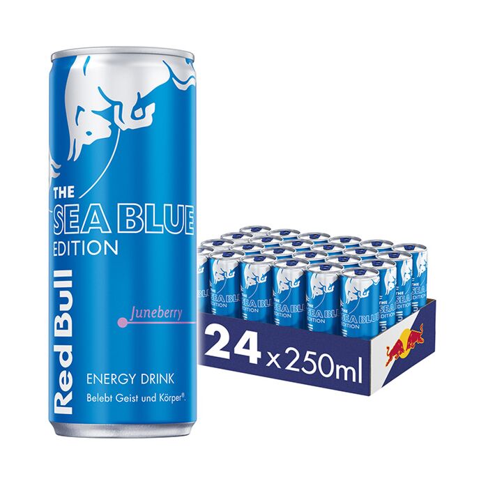 Red Bull Sea Blue Edition 24 × 0,25L Tray