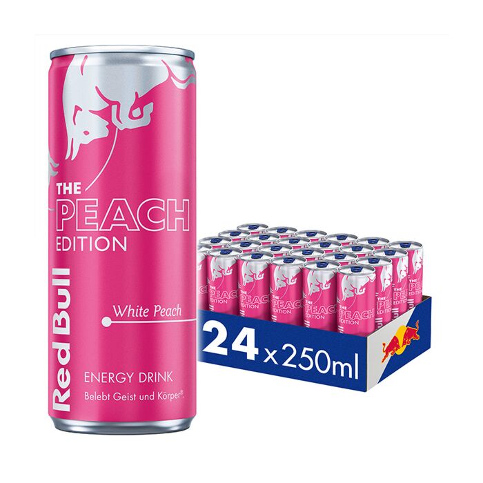 Red Bull Peach Edition 24 × 0,25L Tray