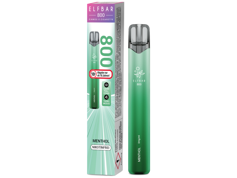 ELFBAR 800 MENTHOL 0MG