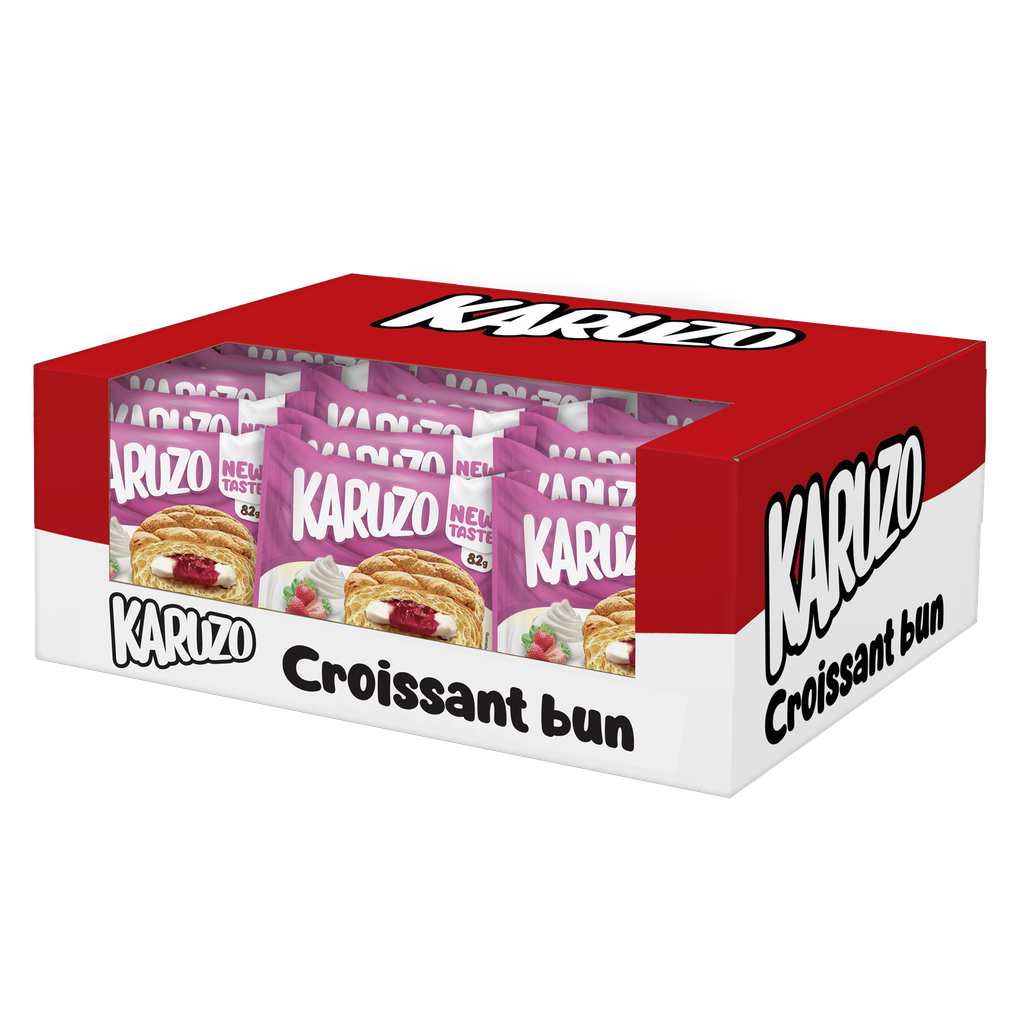 Karuzo Croissant Strawberry Cheesecake 82g