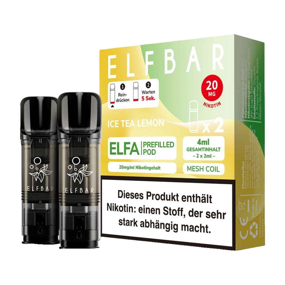 ELFBAR ELFA POD ICE TEA LEMON 20MG