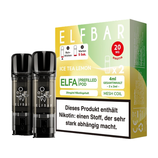 [CHD-10427] ELFBAR ELFA POD ICE TEA LEMON 20MG