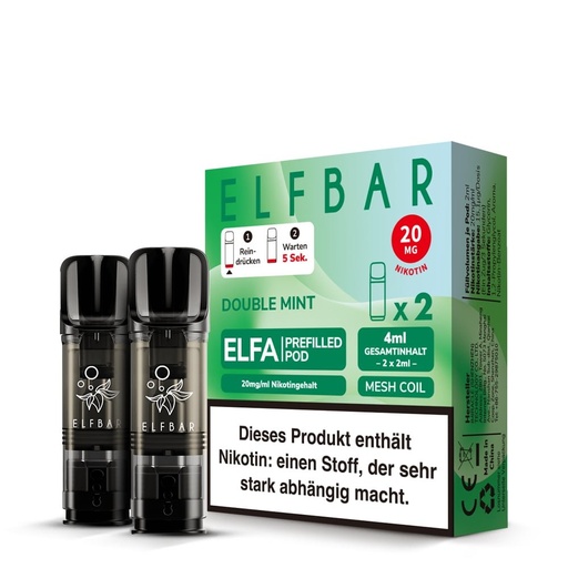 [CHD-10428] ELFBAR ELFA POD DOUBLE MINT 20MG