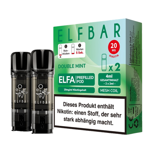 [CHD-10428] ELFBAR ELFA POD DOUBLE MINT 20MG