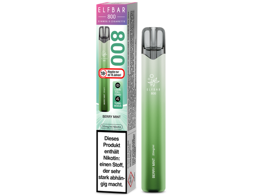 [CHD-10051] ELFBAR 800 BERRY MINT 20MG