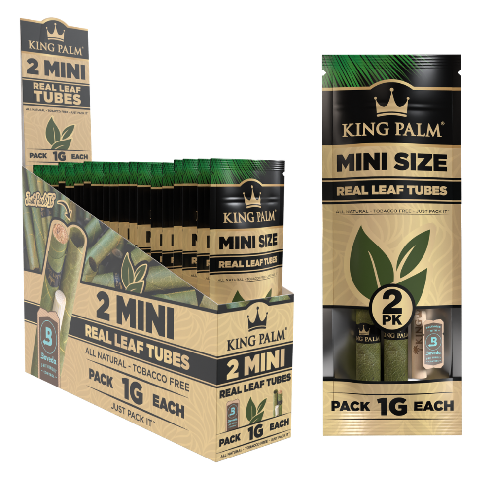 King Palm Mini Size 2er Pack Natural (Display 20× 2er-Pack)