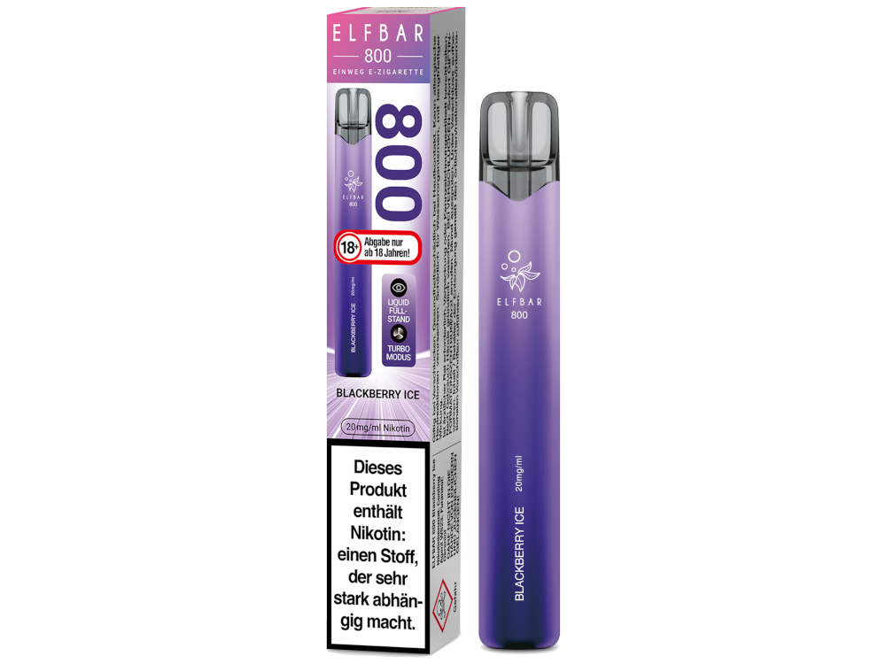 ELFBAR 800 BLACKBERRY ICE 20MG