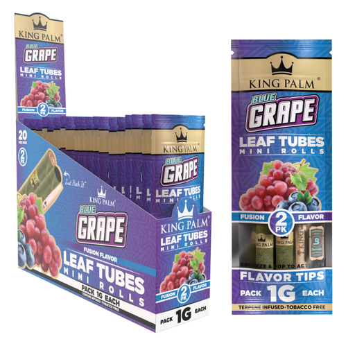[CHD-10457] King Palm Mini Size 2er Pack Blue Grape (Display 20× 2er-Pack)