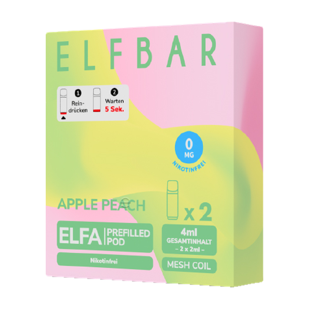 ELFBAR ELFA POD APPLE PEACH 0MG