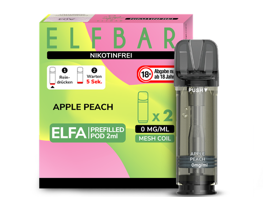 [CHD-10001] ELFBAR ELFA POD APPLE PEACH 0MG