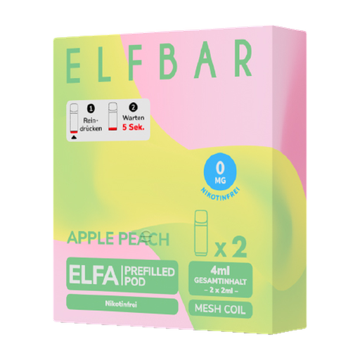 [CHD-10001] ELFBAR ELFA POD APPLE PEACH 0MG