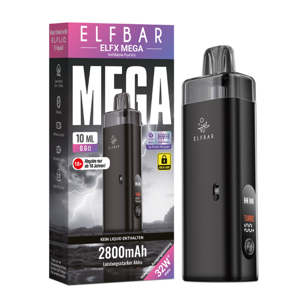 ELFBAR ELFX MEGA BLACK