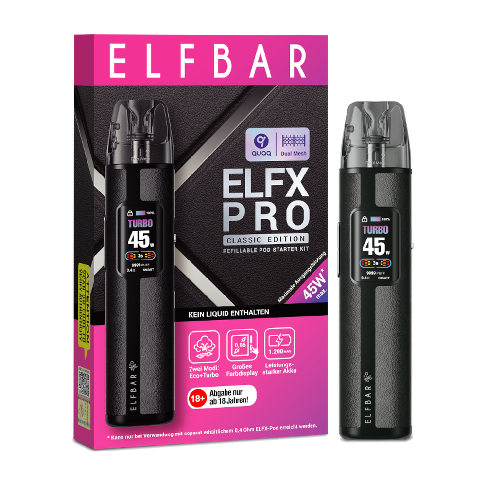 ELFBAR ELFX PRO BLACK
