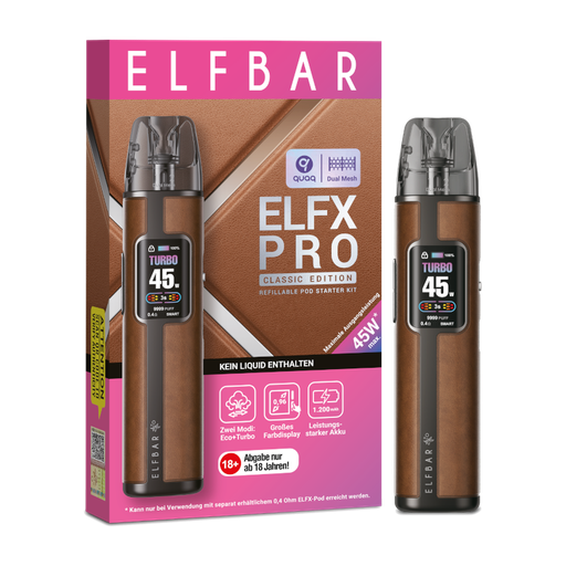 [CHD-10509] ELFBAR ELFX PRO COWBOY BROWN