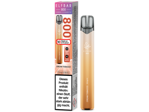 [CHD-10062] ELFBAR 800 CREAM TOBACCO 20MG