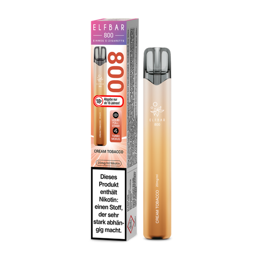 [CHD-10062] ELFBAR 800 CREAM TOBACCO 20MG