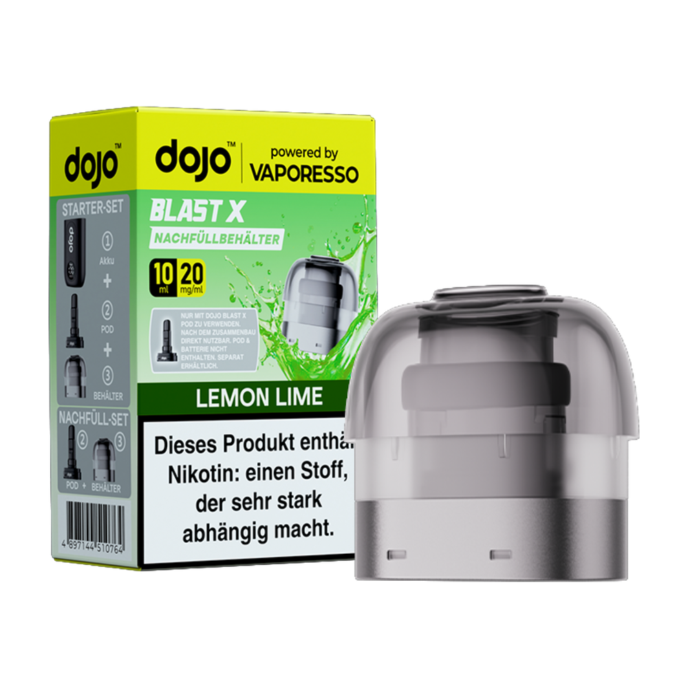 Dojo Blast X Nachfüllbehälter Lemon Lime (5er Gebinde)