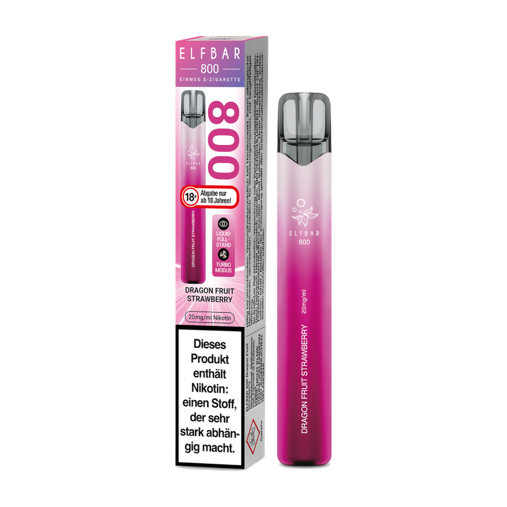 ELFBAR 800 DRAGON FRUIT STRAWBERRY 20MG